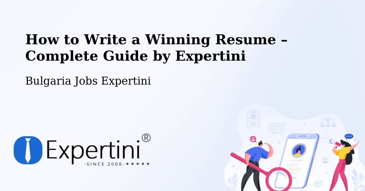Resume Writing Guide for Job Seekers – Simitli - Simitli, Bulgaria Jobs Expertini