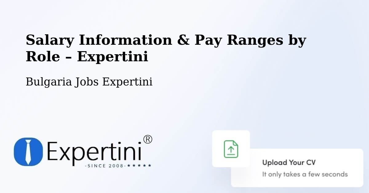 Salary Information & Pay Ranges – Simitli - Simitli, Bulgaria Jobs Expertini